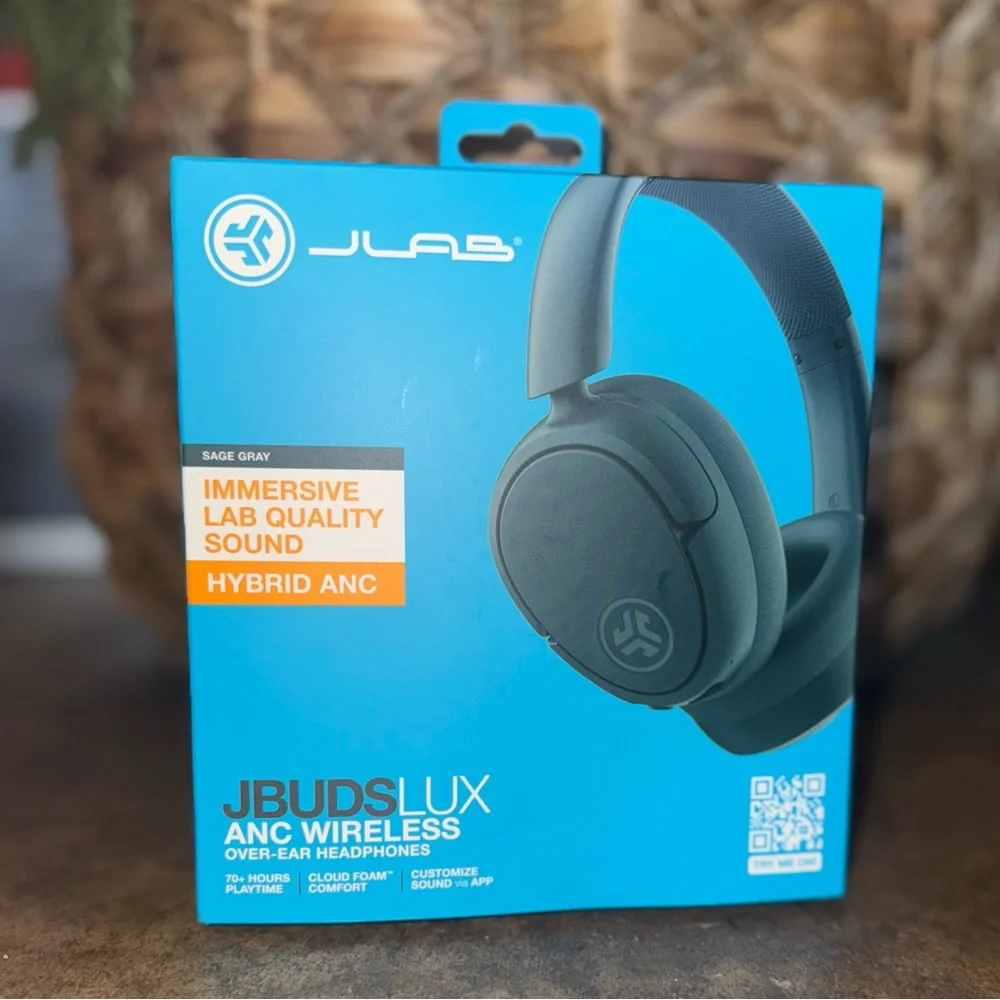 JLab JBuds Lux ANC Wireless Headphones - Sage Green - Picture 1 of 7
